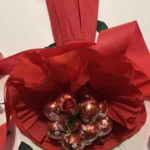 Bouquet con Lindor rossi